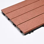 Садовая плитка ДПК 30x30 RED WOOD SH-WPCSG-4H-24 , террасный паркет