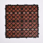 Садовая плитка ДПК 30x30 RED WOOD SH-WPCSG-4H-24 , террасный паркет