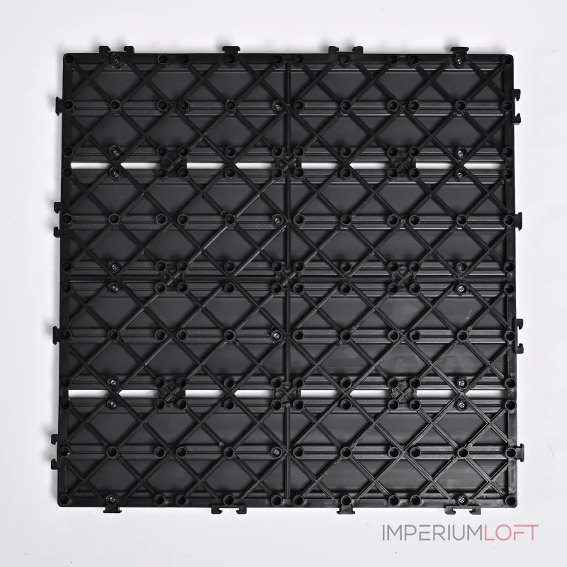Садовая плитка ДПК 30x30 GREY SH-WPCSG-4H-23 , террасный паркет