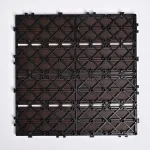 Садовая плитка ДПК 30x30 COFFEE SH-WPCSG-4H-22 , террасный паркет
