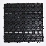 Садовая плитка ДПК 30x30 GREY SH-WPC3D-4H-15 , террасный паркет
