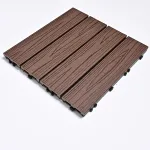 Садовая плитка ДПК 30x30 COFFEE SH-WPC2D-4HX-14 , террасный паркет