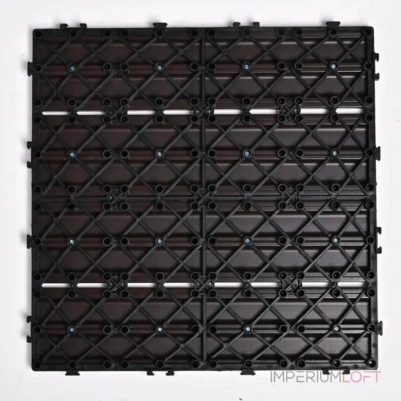 Садовая плитка ДПК 30x30 COFFEE SH-WPCSG-4H-10 , террасный паркет