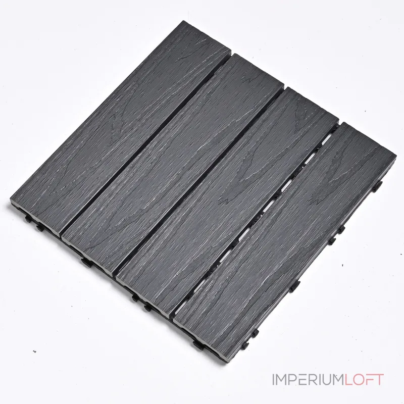 Садовая плитка ДПК 30x30 BLUE-GRAY SH-WPCOE-4H-8 , террасный паркет