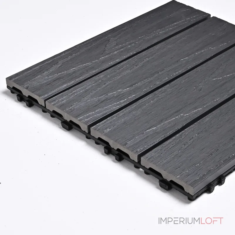 Садовая плитка ДПК 30x30 BLUE-GRAY SH-WPCOE-4H-8 , террасный паркет