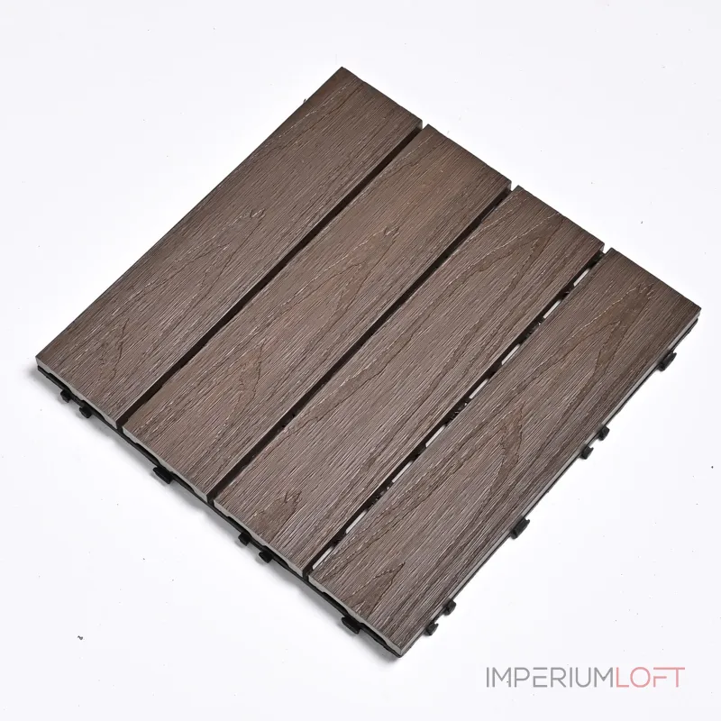 Садовая плитка ДПК 30x30 ROSEWOOD SH-WPCOE-4H-5 , террасный паркет Садовая плитка ДПК 30x30 ROSEWOOD SH-WPCOE-4H-5 , террасный паркет