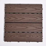 Садовая плитка ДПК 30x30 COFFEE SH-WPC2D-4HC-3 , террасный паркет