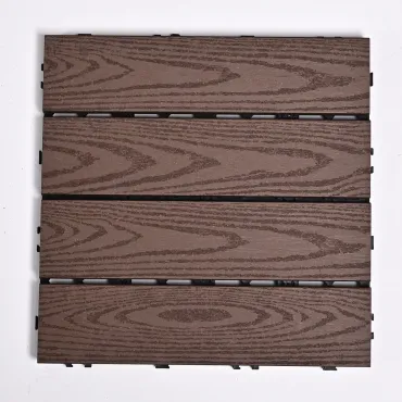 Садовая плитка ДПК 30x30 COFFEE SH-WPC2D-4HC-3 - террасный паркет