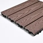 Садовая плитка ДПК 30x30 COFFEE SH-WPC2D-4HC-3 , террасный паркет