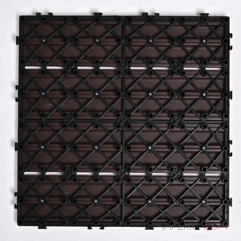 Садовая плитка ДПК 30x30 COFFEE SH-WPC2D-4HC-3 , террасный паркет Садовая плитка ДПК 30x30 COFFEE SH-WPC2D-4HC-3 , террасный паркет