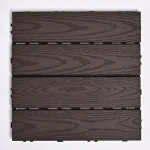Садовая плитка ДПК 30x30 DARK COFFEE SH-WPC2D-4HC-1 , террасный паркет