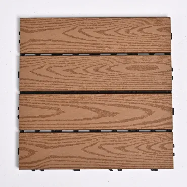 Садовая плитка ДПК 30x30 TEAK SH-WPC2D-4HC-25 - террасный паркет