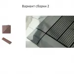 Садовая плитка ДПК 30x30 RED WOOD SH-WPCSG-4H-9 , террасный паркет