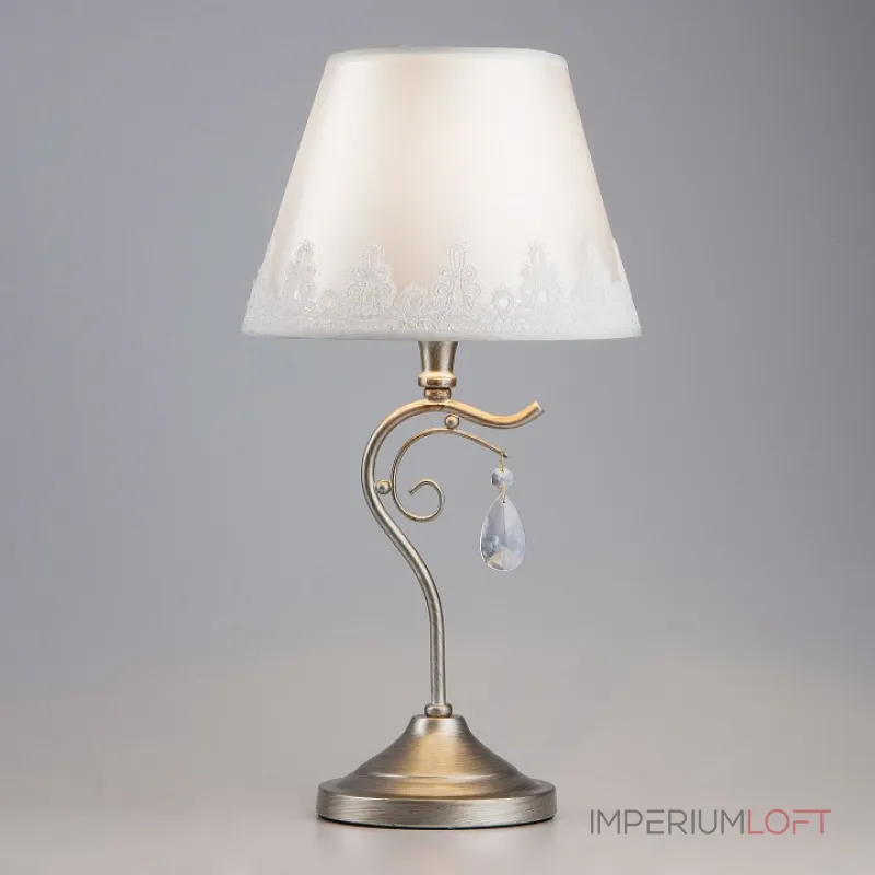 Настольная лампа декоративная Eurosvet Incanto 01022/1 серебро от ImperiumLoft Настольная лампа декоративная Eurosvet Incanto 01022/1 серебро от ImperiumLoft