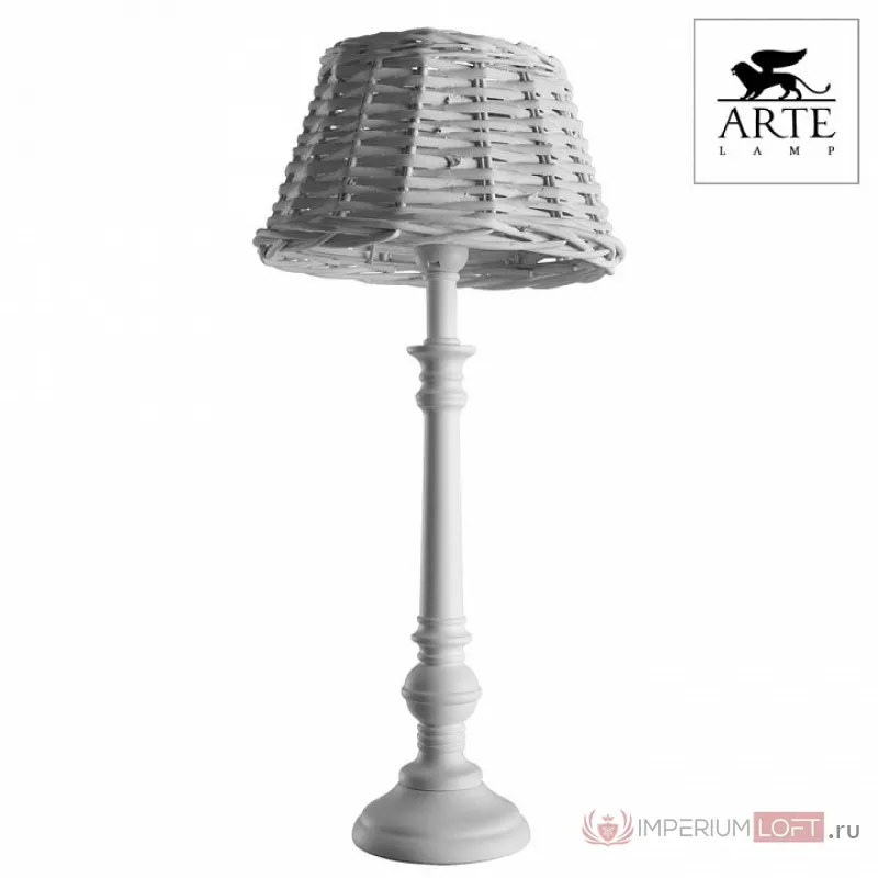 Настольная лампа декоративная Arte Lamp Villaggio A3400LT-1WH от ImperiumLoft
