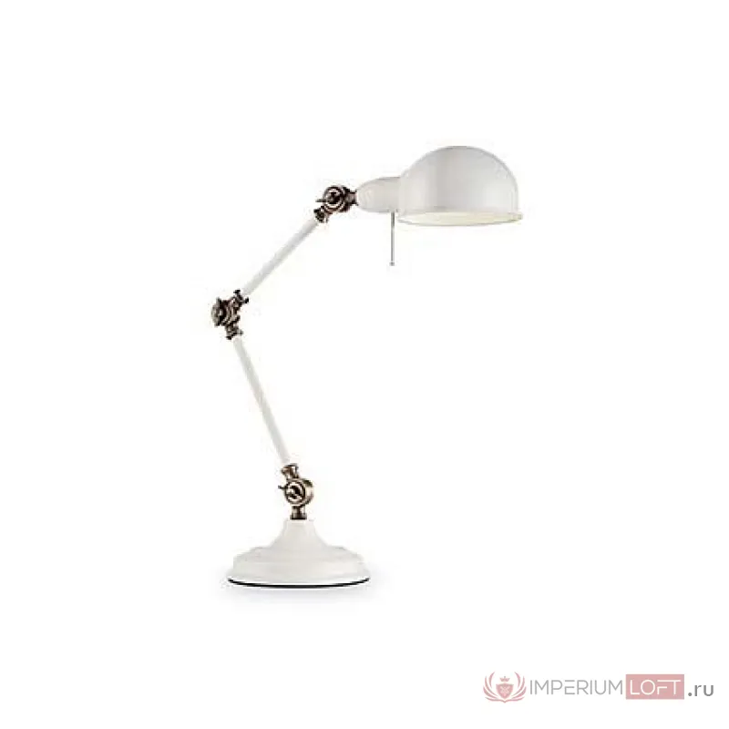 Настольная лампа офисная Ideal Lux Truman TRUMAN TL1 BIANCO от ImperiumLoft