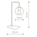 Настольная лампа декоративная Nowodvorski Monaco 9308 от ImperiumLoft