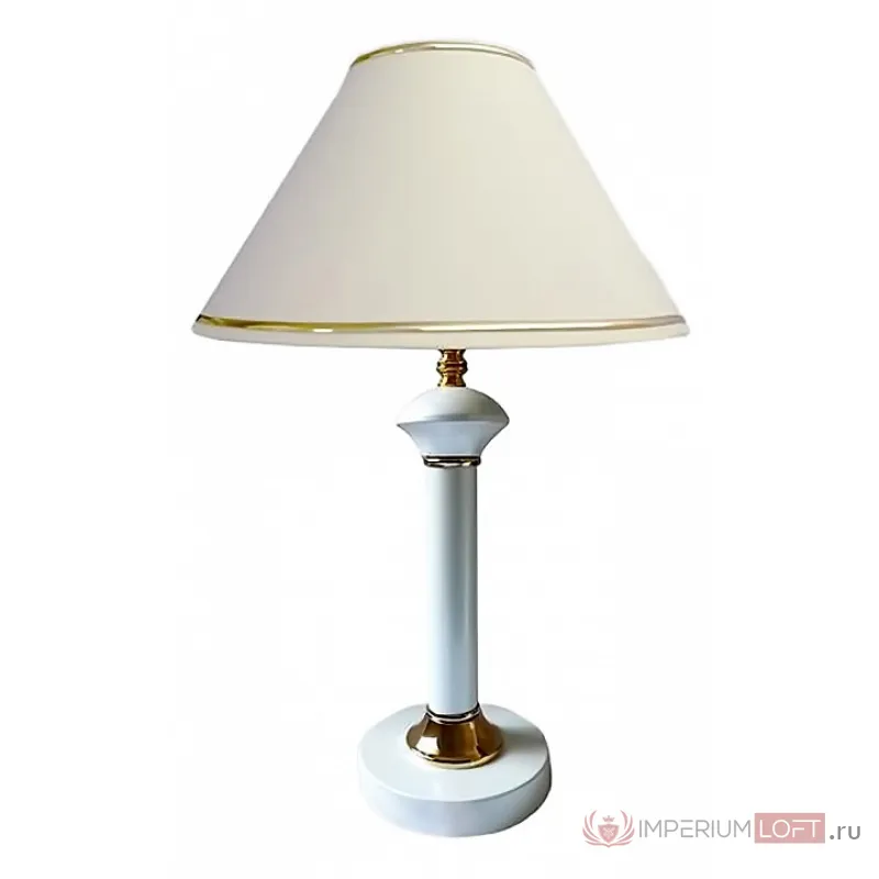 Настольная лампа декоративная Eurosvet 60019 60019/1 глянцевый белый от ImperiumLoft