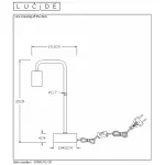 Настольная лампа декоративная Lucide Lorin 45565/01/30