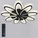 Потолочная люстра Natali Kovaltseva Holder HIGH-TECH LED LAMPS 82009 BLACK от ImperiumLoft