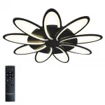 Потолочная люстра Natali Kovaltseva Holder HIGH-TECH LED LAMPS 82009 BLACK от ImperiumLoft