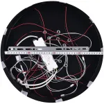 Потолочная люстра Natali Kovaltseva Holder HIGH-TECH LED LAMPS 82009 BLACK от ImperiumLoft