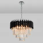 Подвесная люстра Natali Kovaltseva Darian DARIAN 76017/5C CHROME BLACK