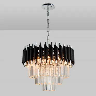 Подвесная люстра Natali Kovaltseva Darian DARIAN 76017/5C CHROME BLACK