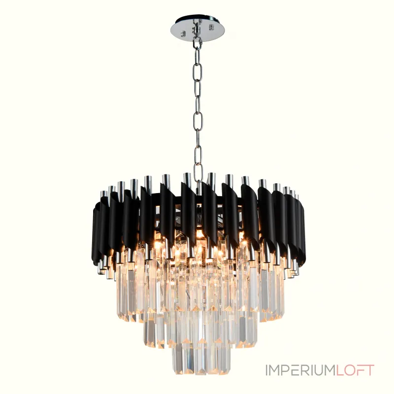 Подвесная люстра Natali Kovaltseva Darian DARIAN 76017/5C CHROME BLACK
