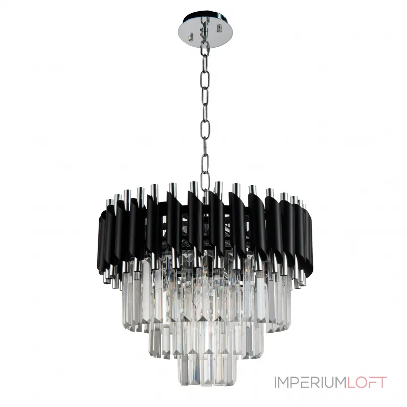 Подвесная люстра Natali Kovaltseva Darian DARIAN 76017/5C CHROME BLACK