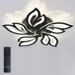 Потолочная люстра Natali Kovaltseva Sand HIGH-TECH LED LAMPS 82006 BLACK от ImperiumLoft