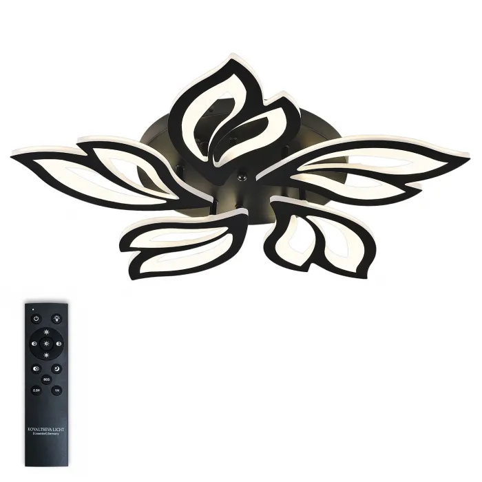 Потолочная люстра Natali Kovaltseva Sand HIGH-TECH LED LAMPS 82006 BLACK от ImperiumLoft