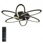 Потолочная люстра Natali Kovaltseva Holder HIGH-TECH LED LAMPS 82008 BLACK от ImperiumLoft