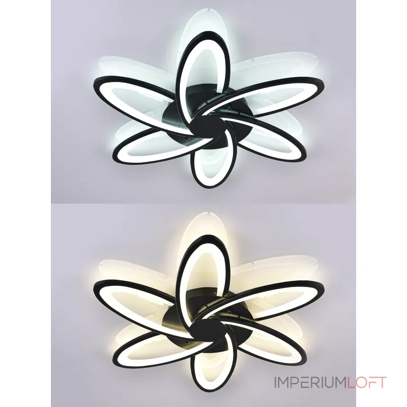 Потолочная люстра Natali Kovaltseva Holder HIGH-TECH LED LAMPS 82008 BLACK