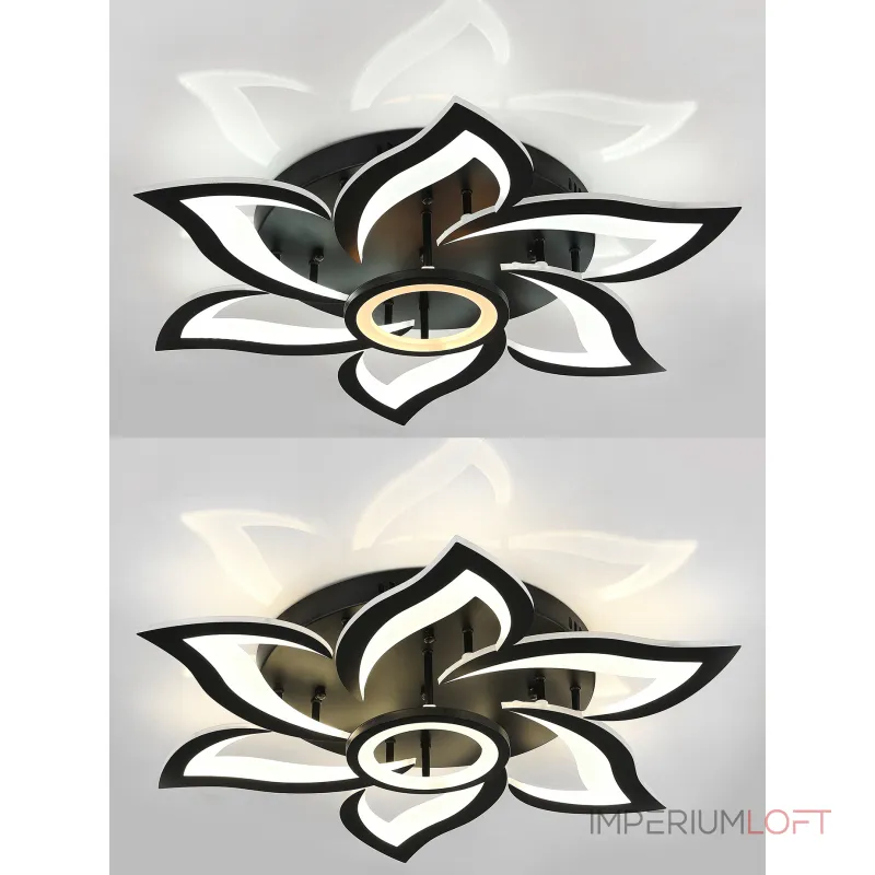 Потолочная люстра Natali Kovaltseva Olimp HIGH-TECH LED LAMPS 82020 BLACK