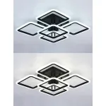 Потолочная люстра Natali Kovaltseva Spektr HIGH-TECH LED LAMPS 82022 BLACK от ImperiumLoft
