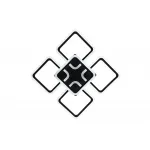 Потолочная люстра Natali Kovaltseva Spektr HIGH-TECH LED LAMPS 82022 BLACK от ImperiumLoft