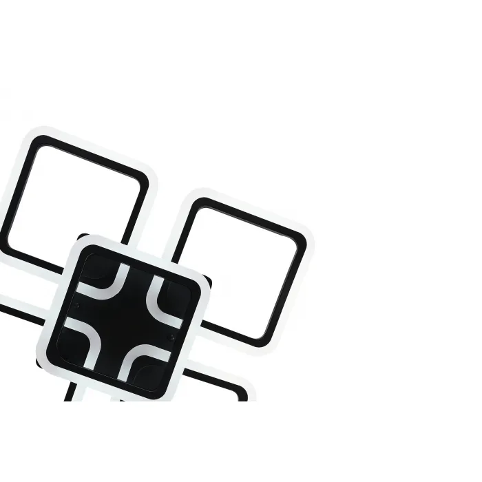 Потолочная люстра Natali Kovaltseva Spektr HIGH-TECH LED LAMPS 82022 BLACK от ImperiumLoft