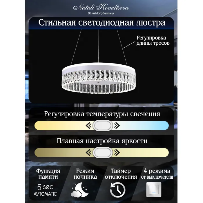 Подвесная люстра Natali Kovaltseva Sad Queen INNOVATION STYLE 83127 от ImperiumLoft