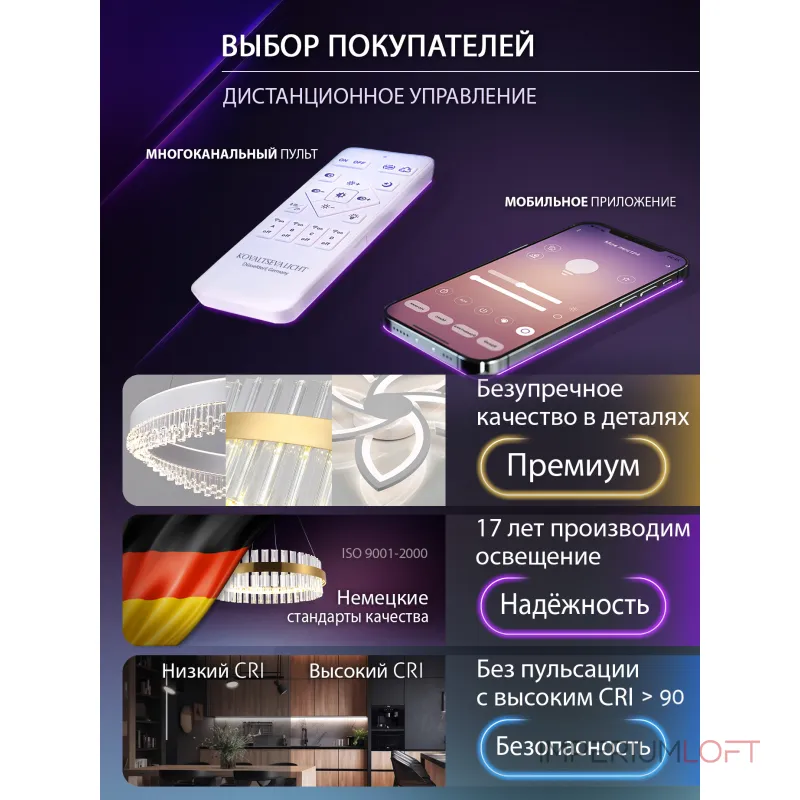 Подвесная люстра Natali Kovaltseva Ledlight INNOVATION STYLE 83145