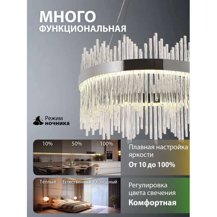 Подвесная люстра Natali Kovaltseva 8315 INNOVATION STYLE 83157 от ImperiumLoft