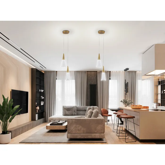 Потолочная люстра Natali Kovaltseva Triangle LED LAMPS 81117/2C от ImperiumLoft