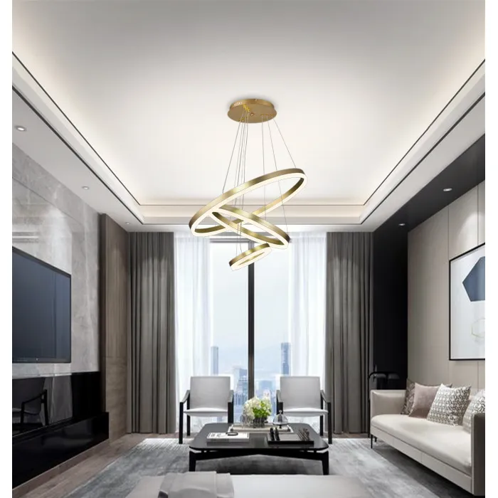 Подвесная люстра Natali Kovaltseva Oreol LED LAMPS 81279 от ImperiumLoft
