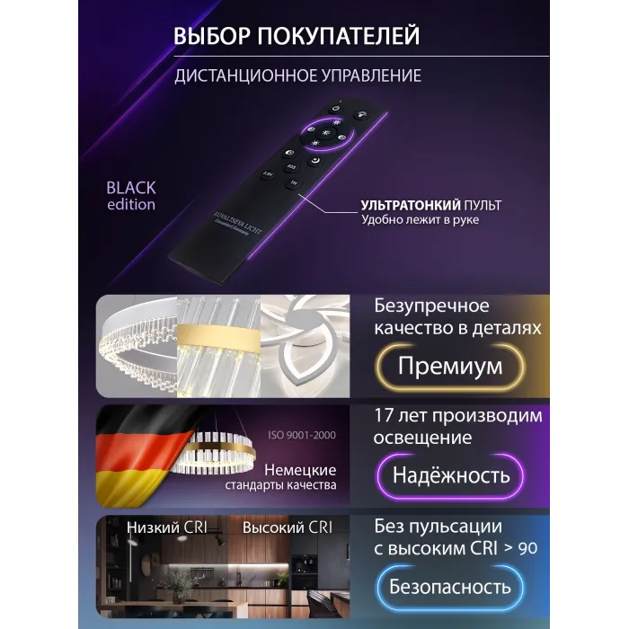 Потолочная люстра Natali Kovaltseva Olimp LED LAMPS 81437 от ImperiumLoft