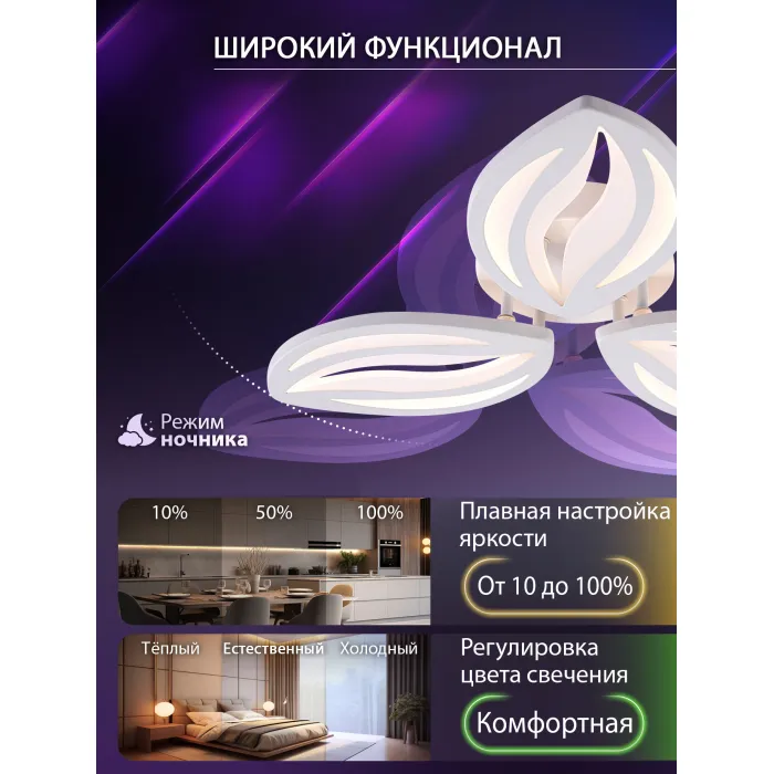 Потолочная люстра Natali Kovaltseva Sm LED LAMPS 81456 от ImperiumLoft
