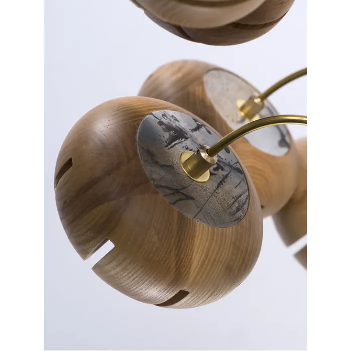Люстра Louis Wood Led D30 Light wood от ImperiumLoft