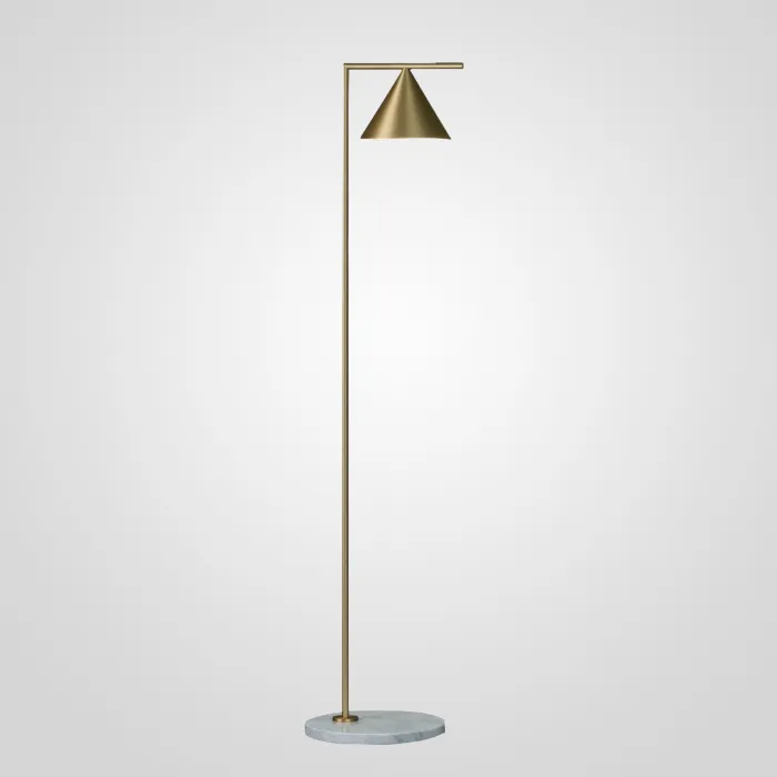 Торшер Captain Flint Cone floor lamp Капитан Флинт Gold от ImperiumLoft