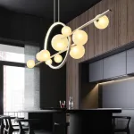 Подвесная люстра IONA L HALO 10 White от ImperiumLoft