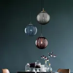 Подвесной светильник ASKA D200 Blue от ImperiumLoft