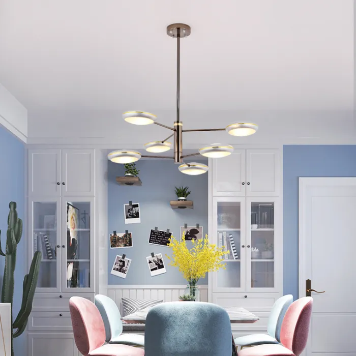 Люстра на штанге DRAMMEN D90 Silver от ImperiumLoft